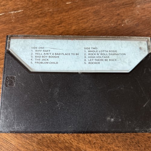 AC DC IF YOU WANT BLOOD CASSETTE TAPE PAPER LABEL NO BARCODE MIDDLE EAST IMB EX - Picture 4 of 9