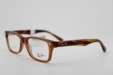 NEW RAY-BAN JUNIOR RB 1531 3923 CLEAR BROWN HORN AUTHENTIC EYEGLASSES 46-16