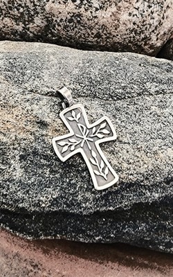 Retired James Avery Cross Pax Pendant