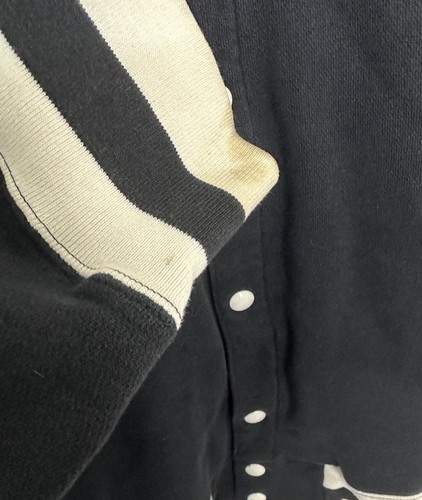Vintage Polo Sport Ralph Lauren Tigers Men’s Letterman Button Up Jacket Size L - Picture 7 of 8