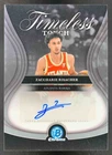 Zaccharie Risacher 2025-26 Bowman Timeless Touch Signatures Chrome Auto Hawks
