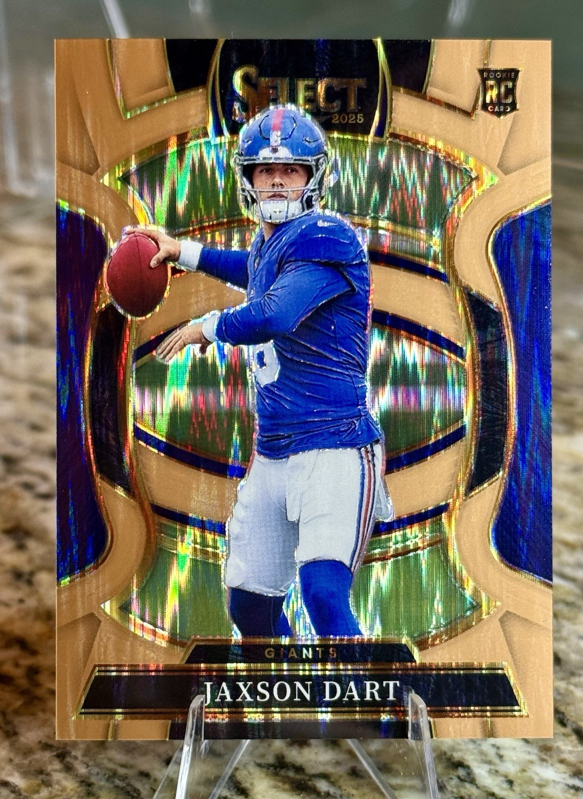 🔥Panini 2025 Select Copper Shock Prizm Jaxson Dart Giants Rookie #93 /899