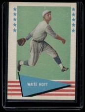 1961 Fleer Baseball Greats (F418-3) #44 Waite Hoyt