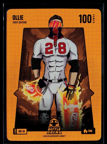 Bo Jackson Battle Arena Alpha U Ollie Matt Olson ORANGE BATTLE FOIL SP