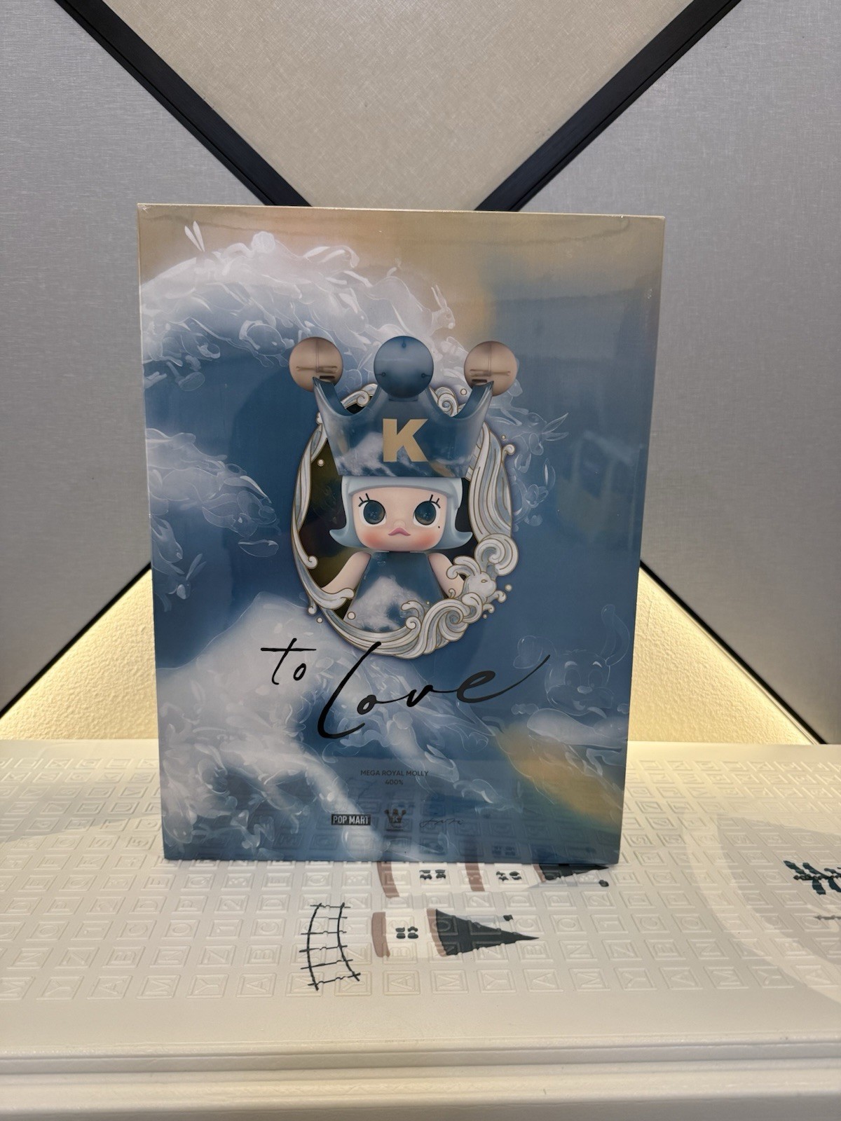 AUTHENTIC! POP MART MEGA ROYAL MOLLY 400% DIDI TO LOVE Sealed NEW