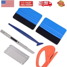 Vehicle Vinyl Wrap Tool Kit Window Tinting Tool Include 4 Inch Felt Squeegee,...