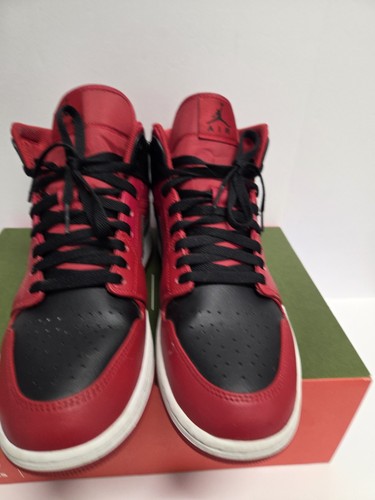 Air Jordan 1 Mid 'Reverse Bred' 2022 (Men's 10) 554724-660 NO BOX - Picture 4 of 8