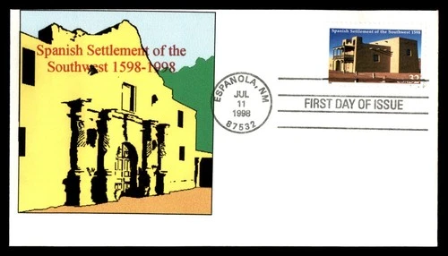 Mayfairstamps US FDC 1998 New Mexico Spanish Settlement of the Southwest anniver