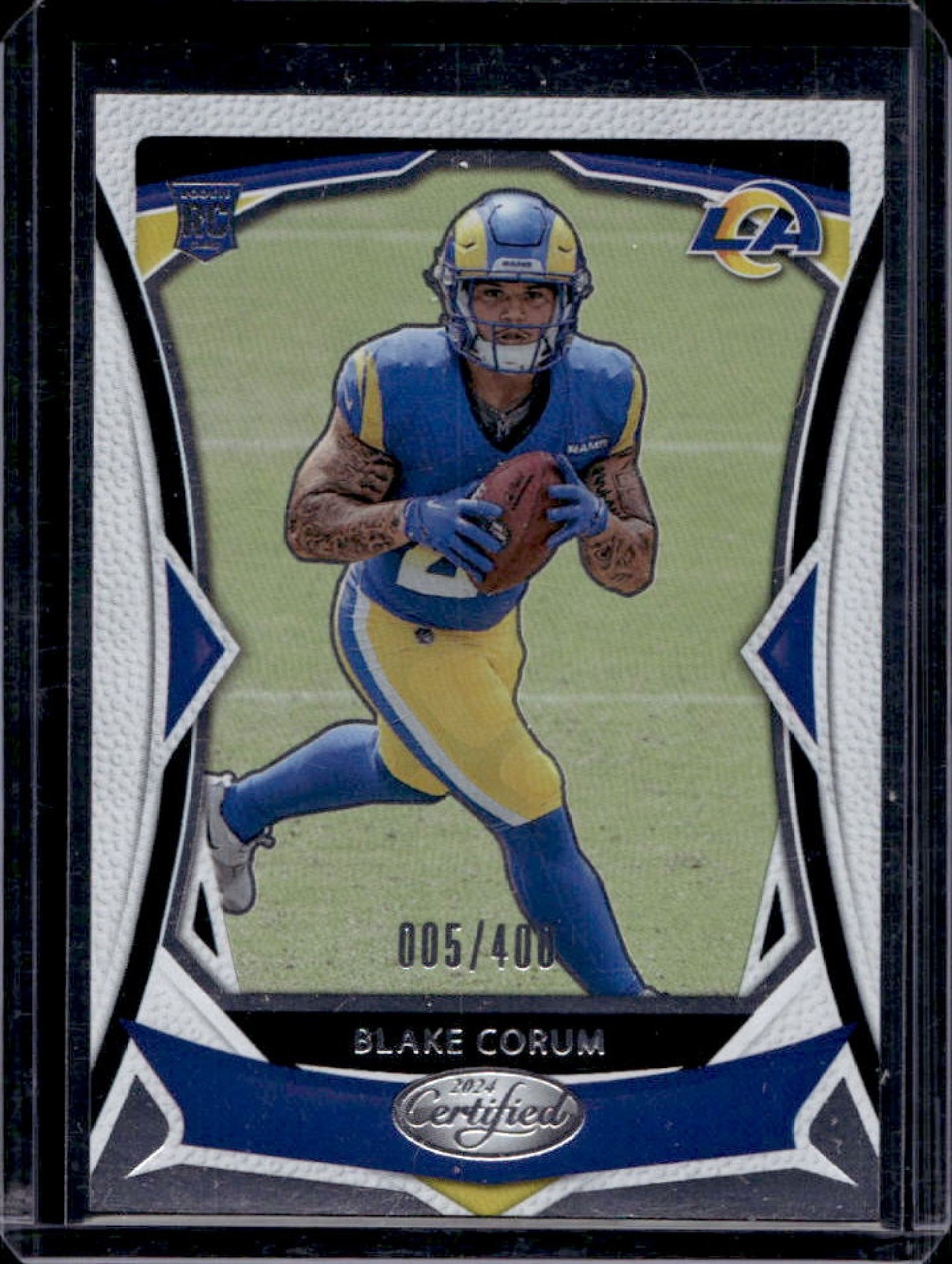 2024 Certified Blake Corum Rookies Rookie RC #5/400 Rams