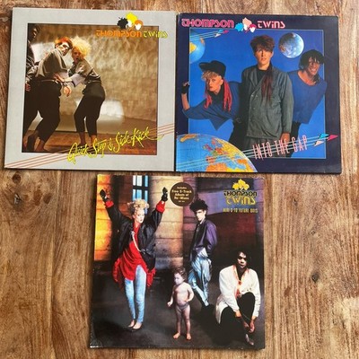 THOMPSON TWINS - QUICK STEP / GAP / FUTURE DAYS + REMIXES  EX/EX+ VINYL LP x3