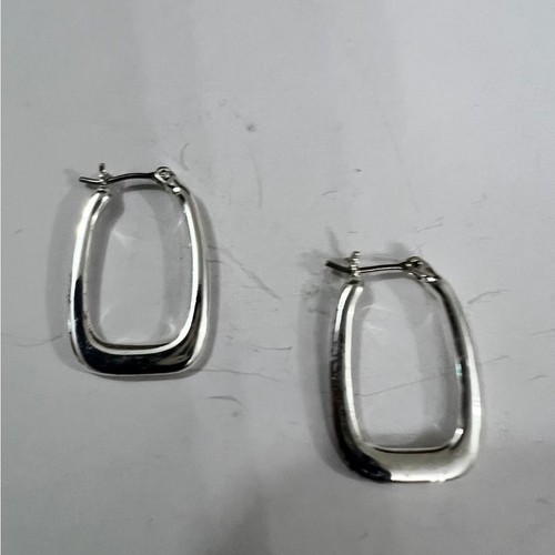 Elegant Silver Hoop Earrings