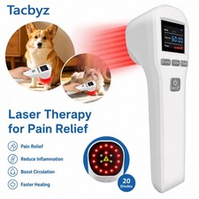 Handheld 650nm 808nm Cold Laser Therapy Device for Joints  Muscles Pain Dog Cat