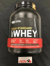 Optimum Nutrition Gold Standard Whey Protein Powder, Double Rich Chocolate, 5 lb