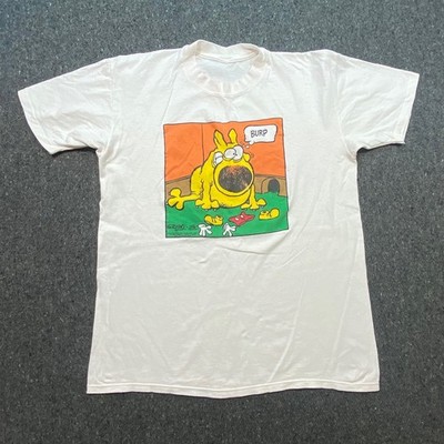 Grimmy Mother Goose and Grimm shirt Sz M Mens White 90s Vintage Graphic Dog