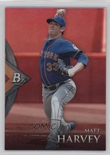 2014 Bowman Platinum Ruby Matt Harvey #16 0a1