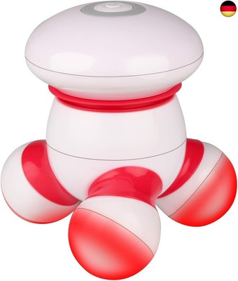 Cotsoco Mini-Handmassagegerät, tragbar, vibrierend, mit LED-Licht, ideal für H