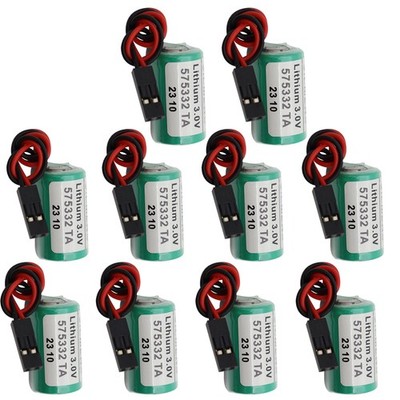 10PCS 575332TA 3V 1200mAh PLC Battery / 6FC5247-0AA18-0AA0 For SIEMENS 810D 840D