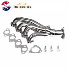 Stainless Manifold Exhaust Headers Kit For 95-98 Nissan 240sx S14 Ka24de 2.4l