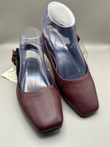 Scarpe basse Sanctuary Kitchy da donna con slingback bordeaux taglia 9M