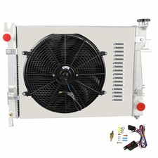 Aluminum Radiator Fan Shroud Combo 2004-2009 Dodge Ram 1500 2500 3500 5.7l Hemi