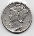 1944 Mercury Dime - Nice Silver - #21