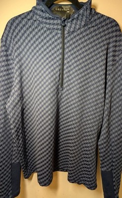 Greyson Sacred Spirits Jacquard Zip Neck Sweater, Men's Size Large
