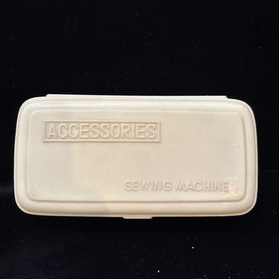 Sewing Accessories Plastic Storage Box 6.5'' L X 3'' W X 1.75'' H plus assortment