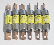 6 Pack Bussmann Low-Peak LPN-RK-100SP Duel-Element Time Delay Fuse 100A 250V
