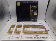1 Pioneer MB-10 12x12 E-Z Load Memory Book W/10pg Navy  3- 5pk Refill Pages New