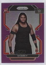 2022 Panini Prizm WWE Purple Prizm 27/149 Shanky #120 17x6