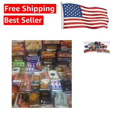 Ultimate Basketball Card Lot: 60 Unopened Packs Featuring Legends of the Game