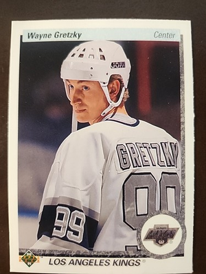 #ad 1990 91 Upper Deck Hockey #54 Wayne Gretzky HOF Los Angeles Kings NHL 342 $0.99