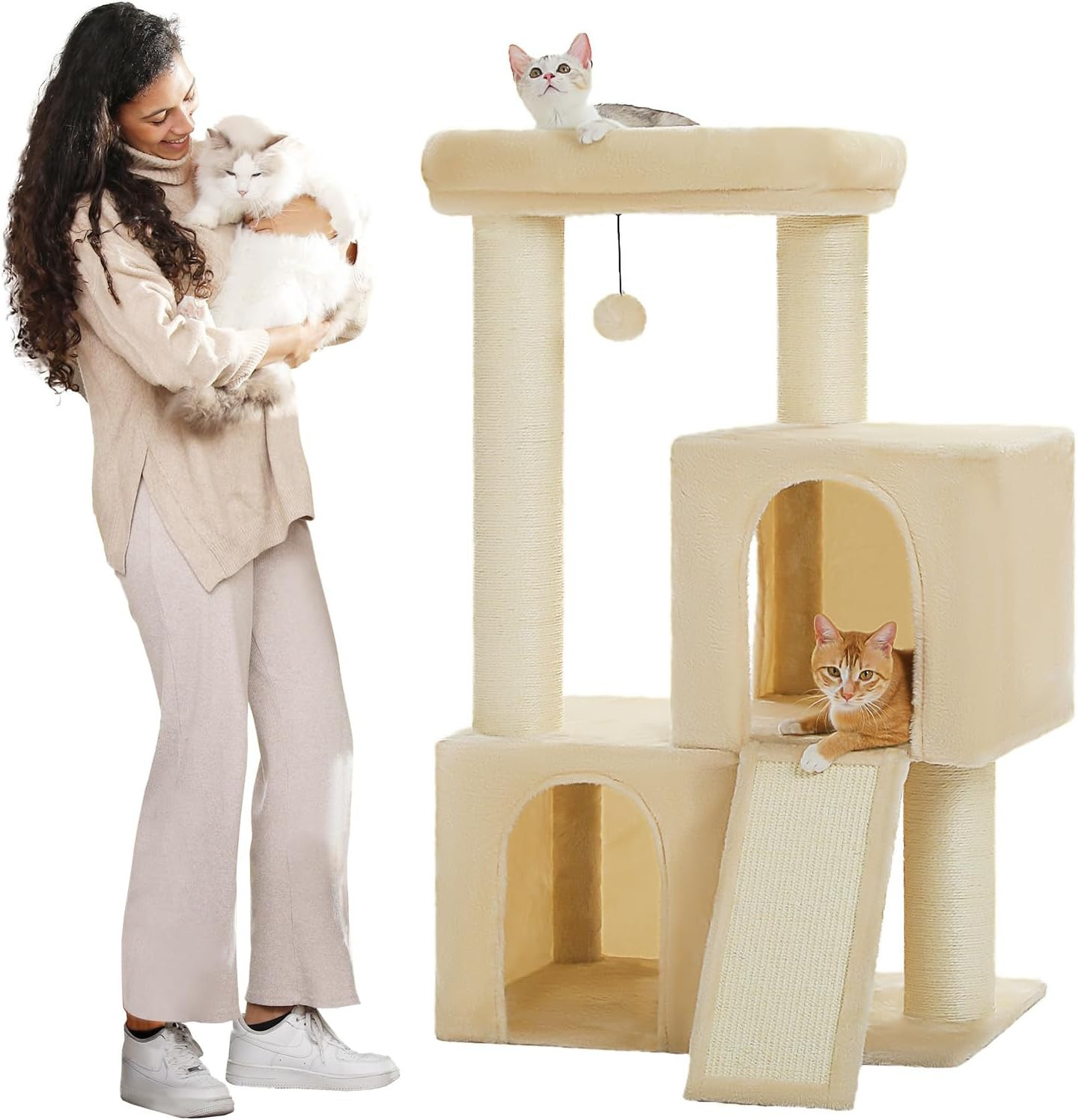 Grande Albero Tiragraffi XXL - Tronchi 11cm per Gatti Giganti | Stabile