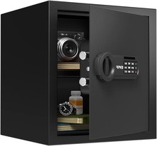  Small Home Safe Box,Personal Safe,Metal Money Safes for Home,1.2 CuFt | Digital