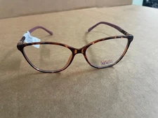 Chelsea Morgan Eyeglasses Frame Women's CM 8003 Tort/Lavenda Full Rim 52-13-140