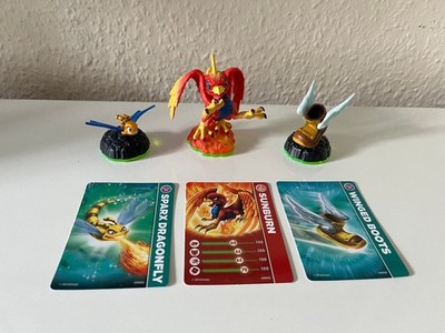 Skylanders Adventures Sunburn Figur mit Zubehör Karte 