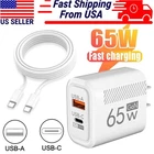 For Motorola Moto G 2026 (2025) 2024 2023 65W USB-C Fast Wall Charger & Cable