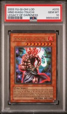 Yu-Gi-Oh! - Legacy of Darkness Hino-Kagu-Tsuchi 2003 LOD-070 Unlimited PSA 10