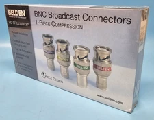 Brand New, Sealed Belden 1855ABHD1 BNC Broadcast Connectors 50 Pc.