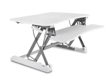 Mount-It! MI-7956 Standing Desk Converter, White 6"H x 40-5/16"W x 9"D