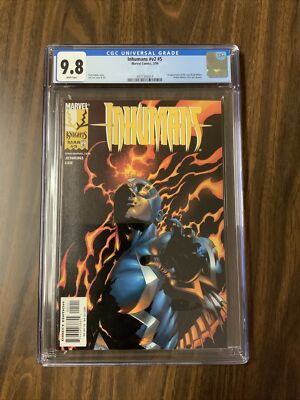 Inhumans 5 CGC 9.8 White Pages 1st New Black Widow Yelena Belova THUNDERBOLTS