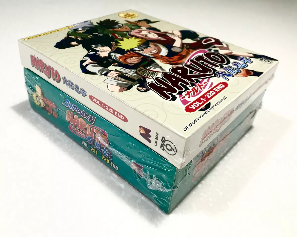 Naruto Shippuden Anime DVD Complete 1-720 Ep Series English Dubbed Free  Ship