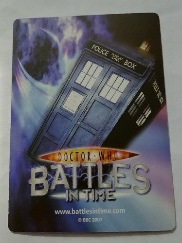 DOCTOR WHO BATTLES IN TIME TRADING CARD - 507 - INVADER - COUNTDOWN RARE - Picture 2 of 2
