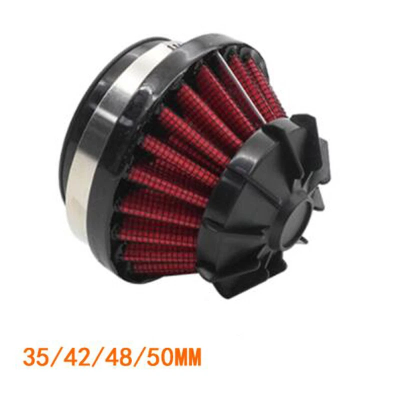 Motorcycle ATV Dirt Pit Bike Air Filter Intake Cleaner Kit 50MM 35MM 42MM 48MM — 第 2/4 张图片
