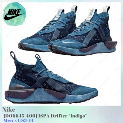 Nike ISPA Drifter Indigo DO6645-400 Men's US3-14 NEW
