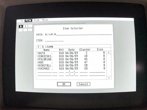 AHDI - Atari Hard Disk Interface v.6.061 Floppy 720K, Atari Hard Disk Interface