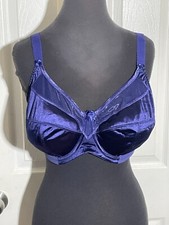Goddess Keira Bra Ink Mesh Banded Side Support Full Cup 6090 SIze 38DD