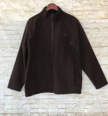 The North Face Clint Wool Blend Full Zip Jacket RARE - Chocolate