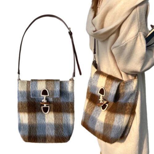 2023 Crossbody Bag Versatile Vintage Shoulder Bag for Girl Messenger Bag - Afbeelding 1 van 9