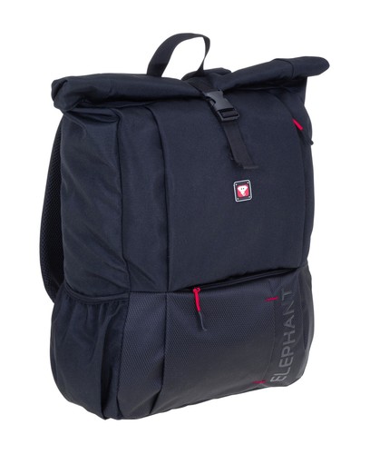 Rucksack Freizeitrucksack Rolltop Kurierrucksack Laptop Bag Elephant Dark 3626FF - Bild 26 von 36